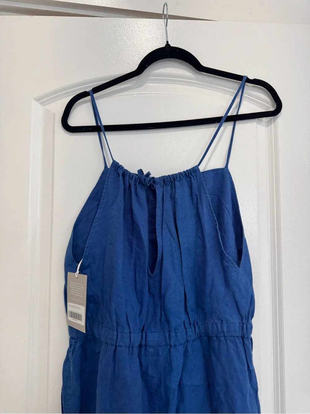 Everlane Linen Shoestring Jumpsuit
